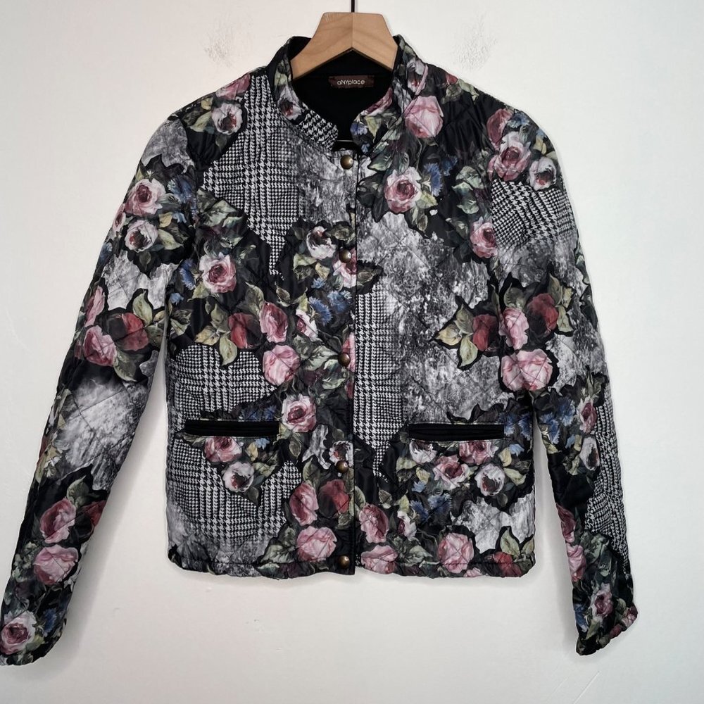 Floral Bomber Jacket